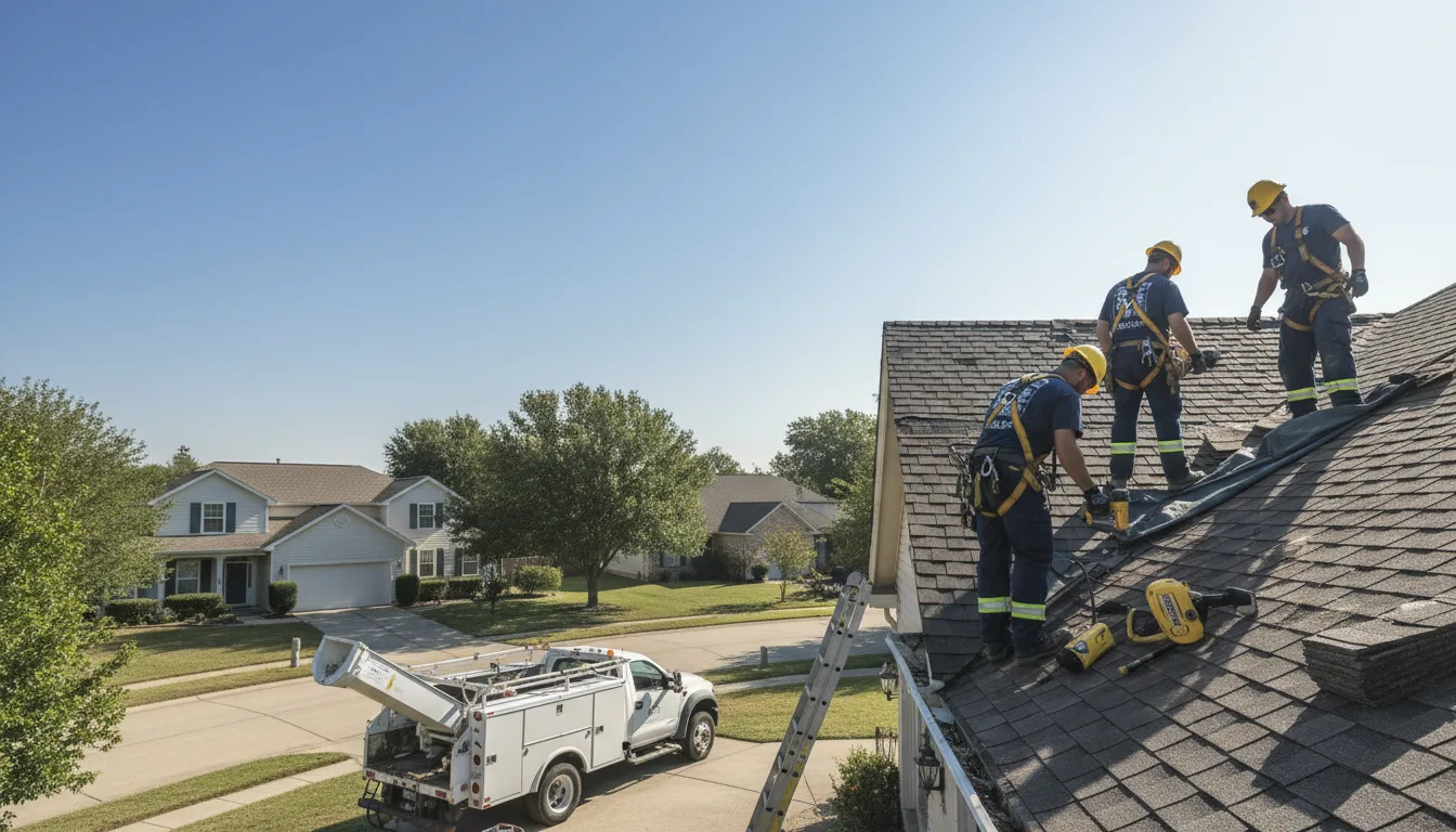 Storm Damage Roof Repair in Mainesburg, PA